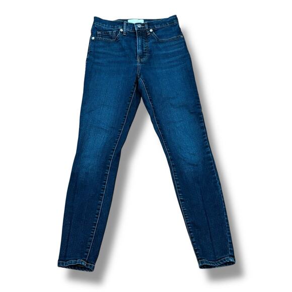 Everlane Size 25 The High Rise Skinny Jeans Blue Denim Classic WW-PSD-4426 - Picture 1 of 7